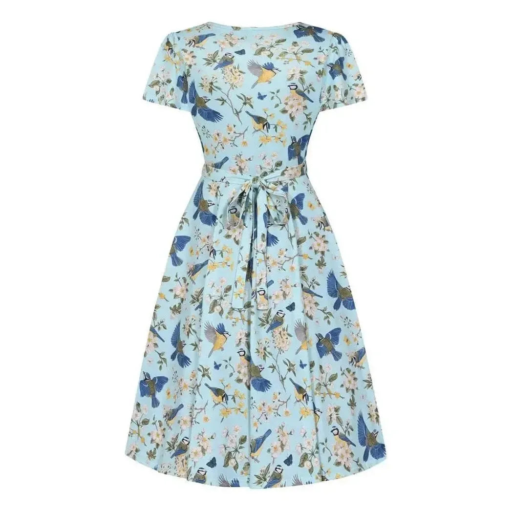 Lyra Mini Dress - Blue Tits Lady Vintage Lyra Mini Dresses