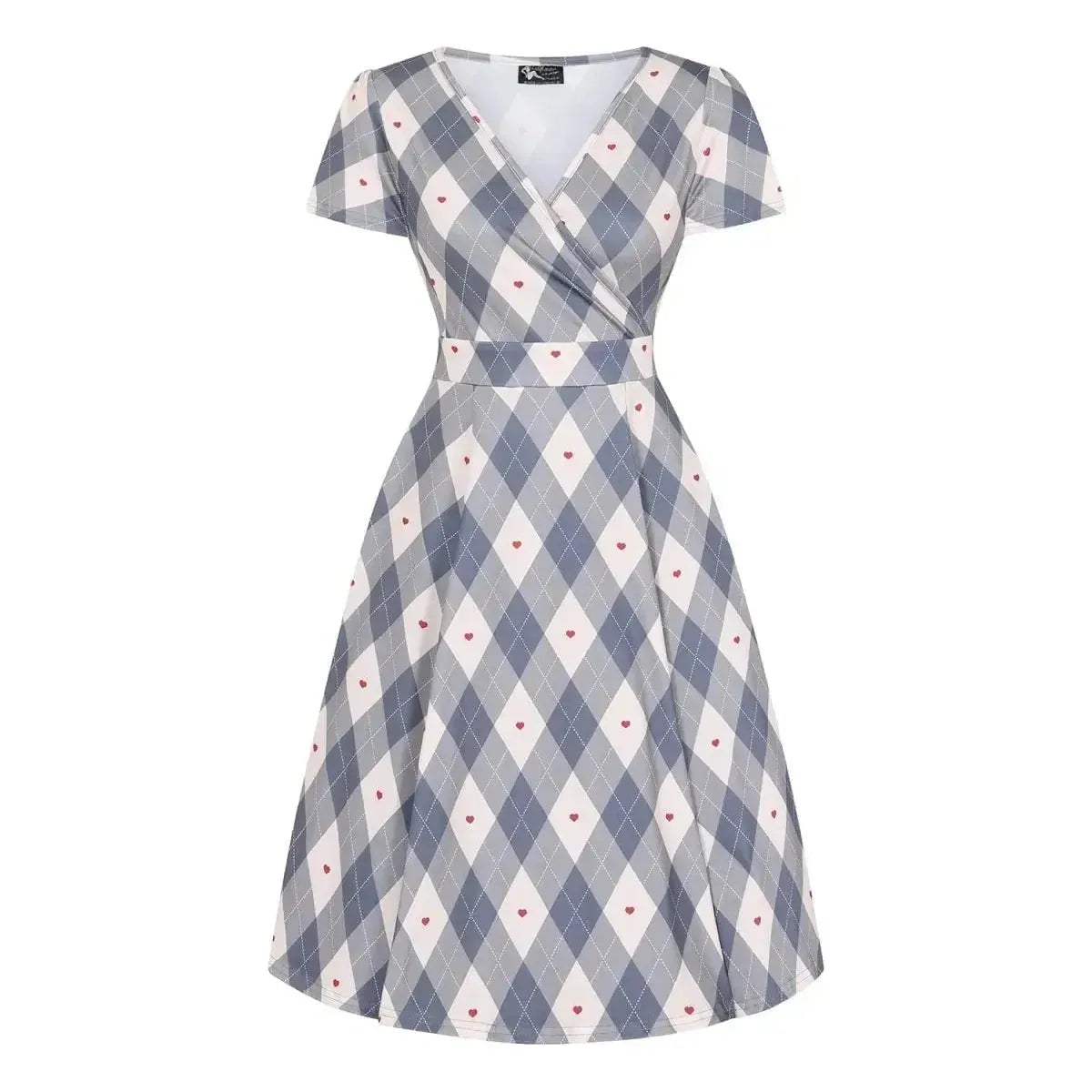 Lyra Mini Dress - Blue Valentine Diamond Lady Vintage Lyra Mini Dresses