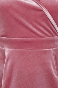 Thumbnail for Lyra Mini Dress - Blush Velvet Lady Vintage Lyra Mini Dresses