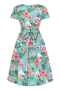 Thumbnail for Lyra Mini Dress - Kingfisher Lady Vintage Lyra Mini Dresses