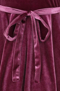Thumbnail for Lyra Mini Dress - Mauve Velvet Lady Vintage Lyra Mini Dresses