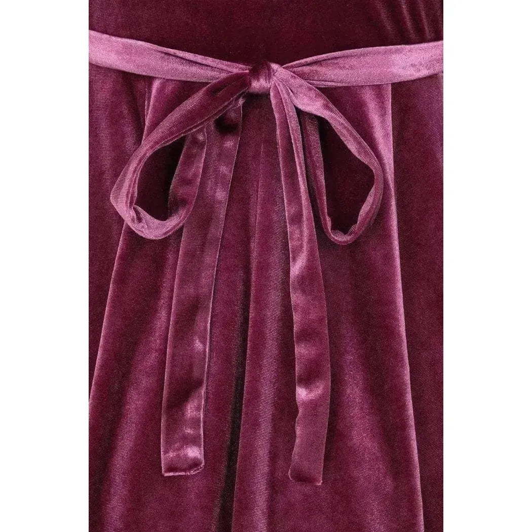 Lyra Mini Dress - Mauve Velvet Lady Vintage Lyra Mini Dresses