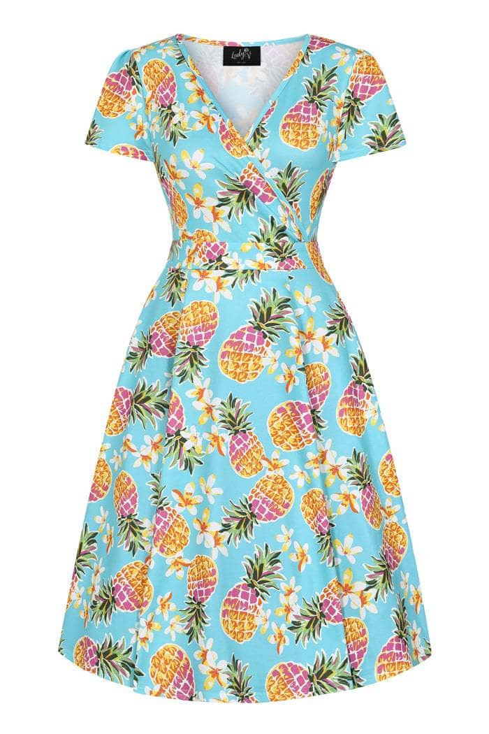 Lyra Mini Dress - Pineapples Lady Vintage Lyra Mini Dresses