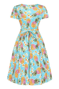 Thumbnail for Lyra Mini Dress - Pineapples Lady Vintage Lyra Mini Dresses