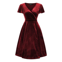 Thumbnail for Lyra Dress - Red Velvet