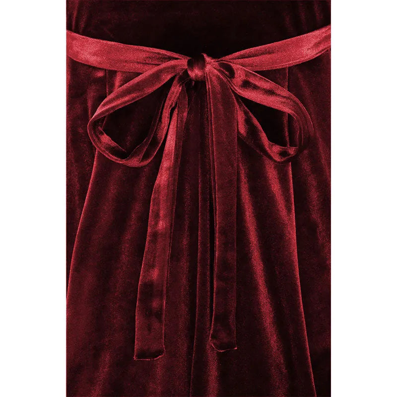 Lyra Dress - Red Velvet