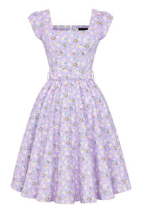 Thumbnail for Swing Dress - Butterfly Daisy Lady Vintage Swing Dresses