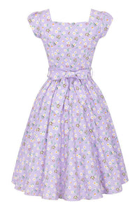 Thumbnail for Swing Dress - Butterfly Daisy Lady Vintage Swing Dresses