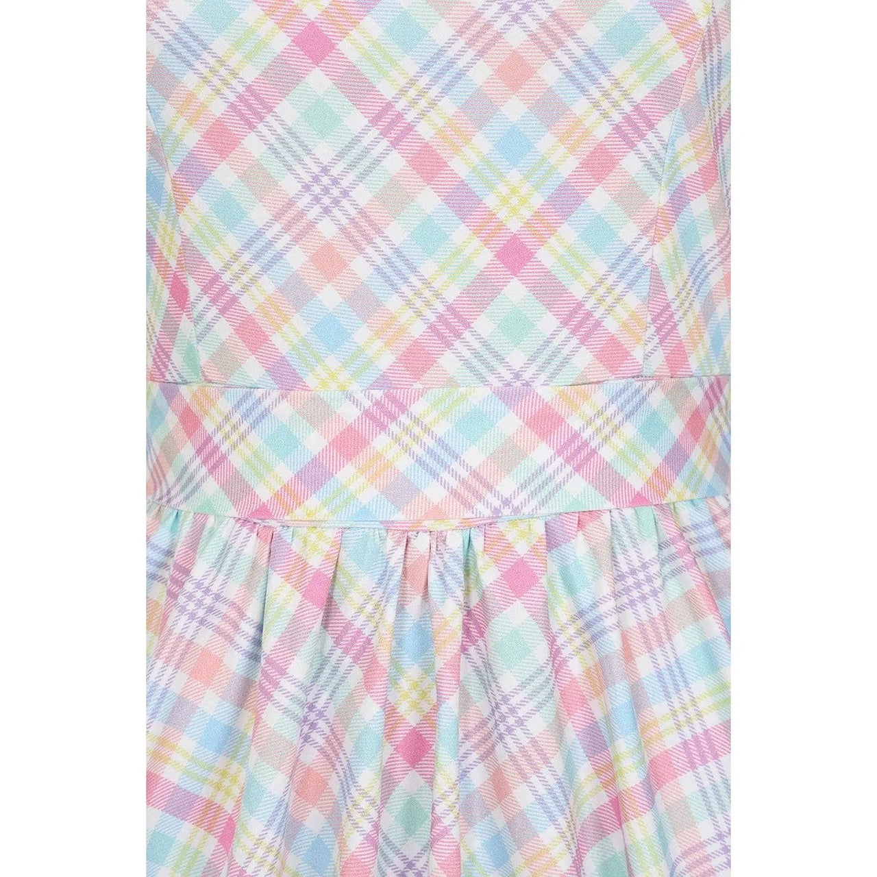 Swing Dress - Pastel Gingham Lady Vintage Swing Dresses