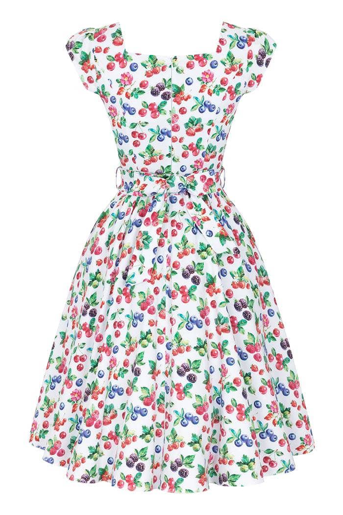 Swing Dress - Summer Berries Lady Vintage Swing Dresses