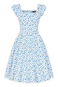 Thumbnail for Swing Dress - Summer Blueberries Lady Vintage Swing Dresses