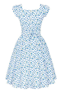 Thumbnail for Swing Dress - Summer Blueberries Lady Vintage Swing Dresses