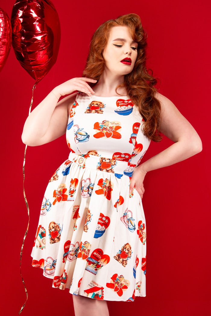 Tea Dress - Be My Valentine - Lady V London