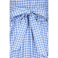 Thumbnail for Tea Dress - Blue Gingham Lady Vintage Tea Dresses