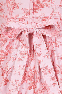Thumbnail for Tea Dress - Blush Vintage Rose Lady Vintage Tea Dresses