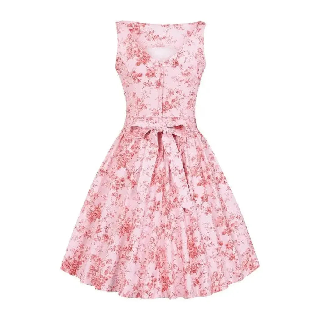 Tea Dress - Blush Vintage Rose Lady Vintage Tea Dresses