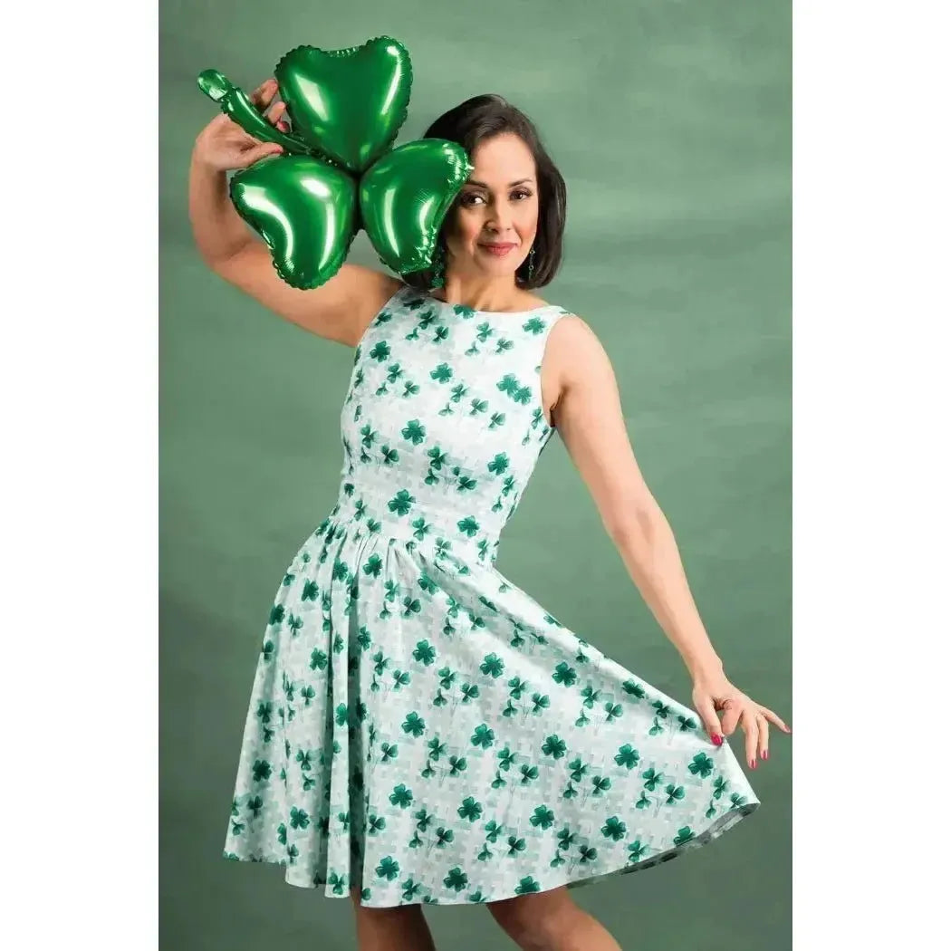 Tea Dress - Clover Gingham Lady Vintage Tea Dresses