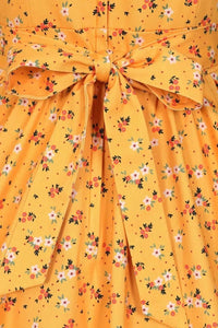 Thumbnail for Tea Dress - Ditsy Yellow Lady Vintage Tea Dresses