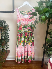 Thumbnail for Tea Dress - Flamingo Safari (10) 10 Lady Vintage London Outlet