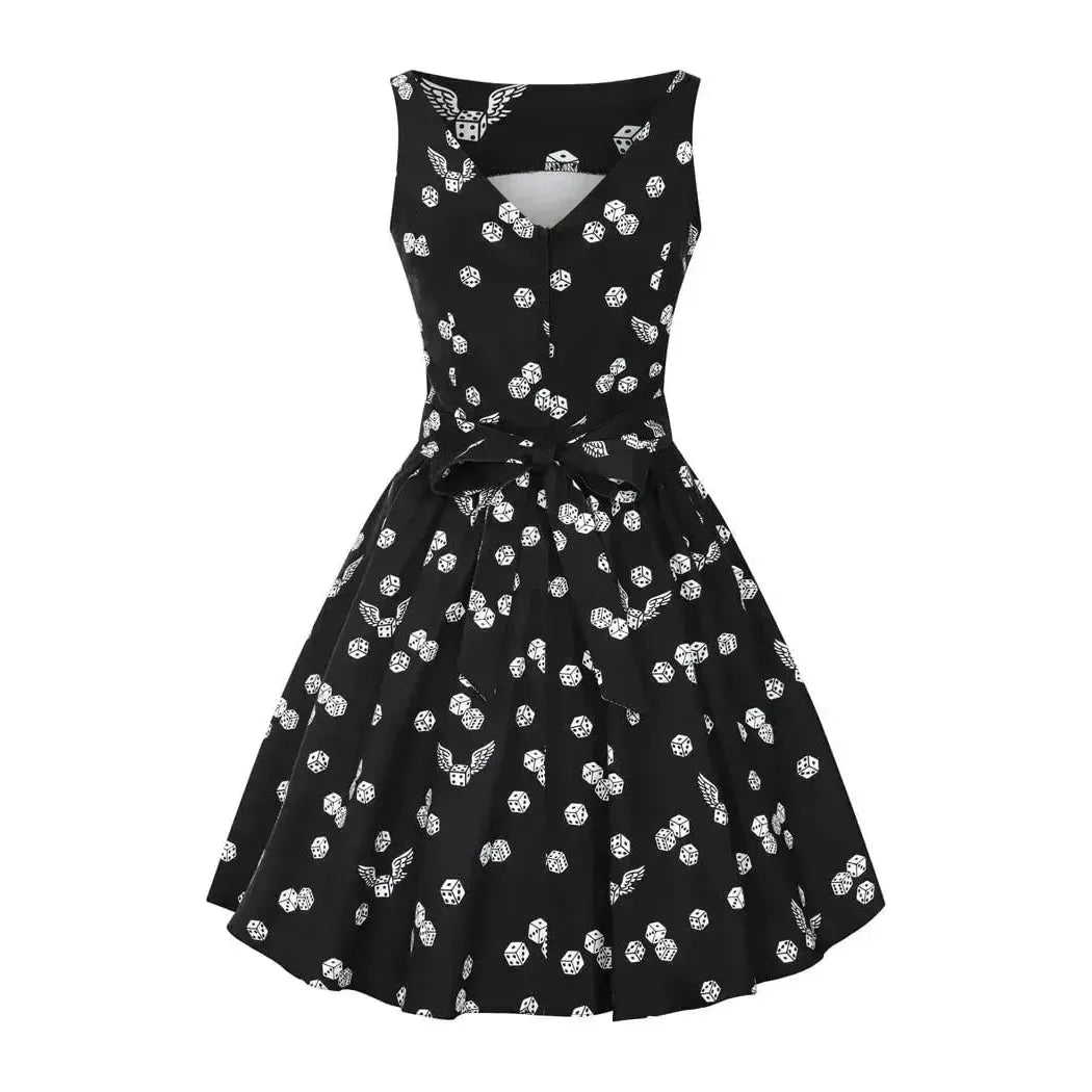 Tea Dress - Lucky Dice Lady Vintage Tea Dresses