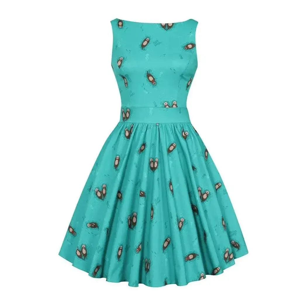 Tea Dress - Otterly Delightful Lady Vintage Tea Dresses