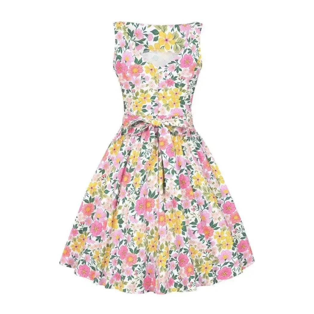 Tea Dress - Spring Floral Lady Vintage Tea Dresses