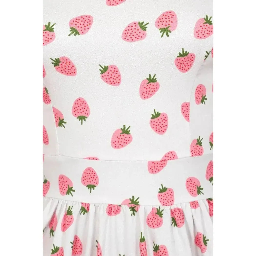 Tea Dress - Strawberry Cream Lady Vintage Tea Dresses