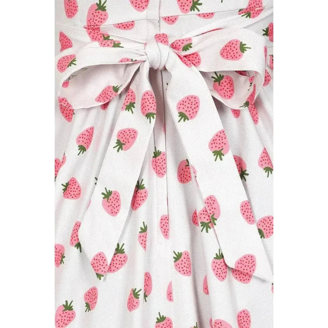 Tea Dress - Strawberry Cream Lady Vintage Tea Dresses