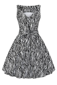 Thumbnail for Tea Dress - Zebra Lady Vintage Tea Dresses