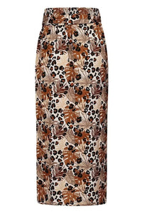 Thumbnail for Wrap Skirt - Wild Leopard Print Lady Vintage Wrap Skirt