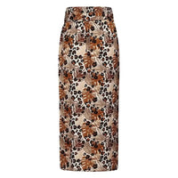 Thumbnail for Wrap Skirt - Wild Leopard Print Lady Vintage Wrap Skirt