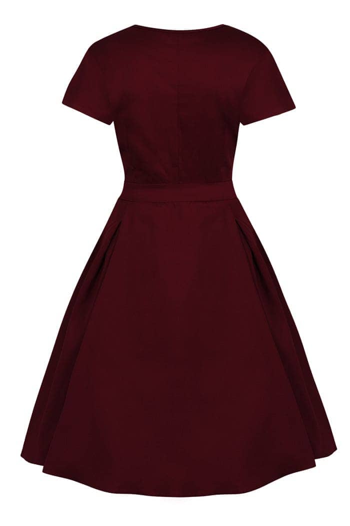 Estella Dress - Red - Lady V London