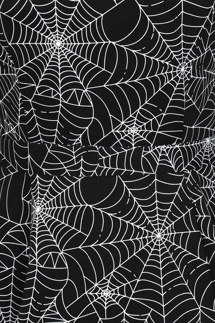 Hepburn Dress - Spider Web - Lady V London