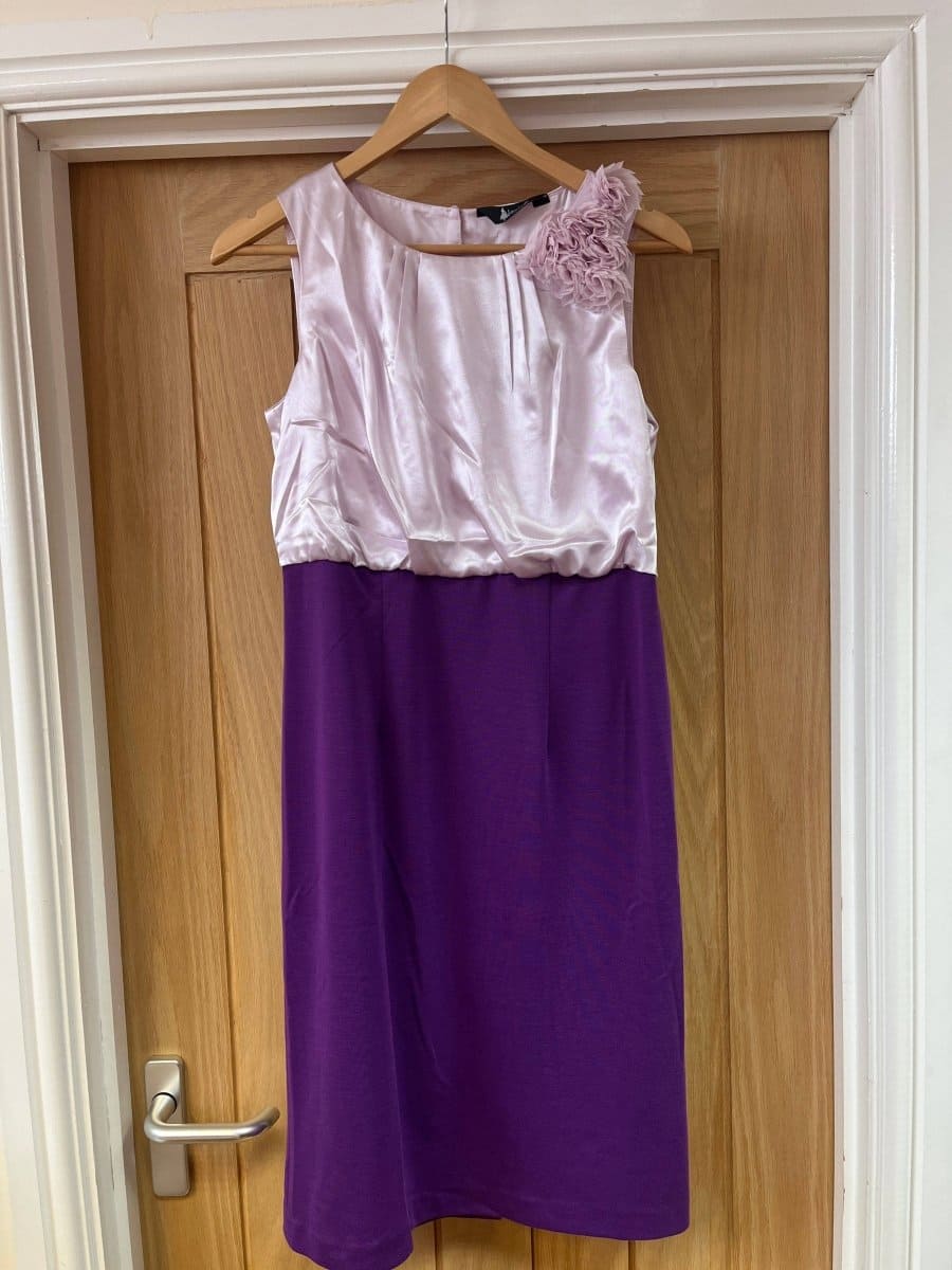 Lady V Dress - Purple Silk (14) - Lady V London
